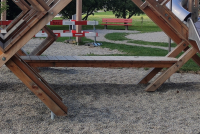 Pont sans main courante, longueur 300 cm