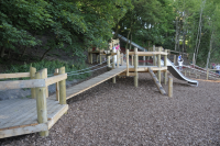 Bridge with chain handrail, length 200 cm