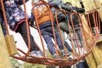 Rope bridge red, length 200 cm