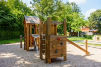 Climbing wall for hut with floor height 150 cm, 5 handles