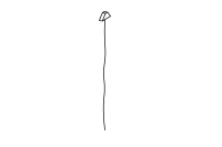 Climbing rope for platform hut with roof with floor height 100 cm