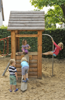 Slide bar for hut with floor height 100 cm