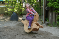 Rocking Horse with pre-cast