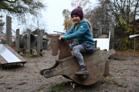 Rocking Horse with pre-cast