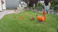 Duck Family with pre-cast
