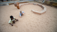 Sand Snake, made of larch