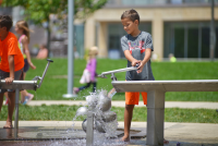 Water Tray stainless steel with 2 seals, length 150 cm