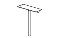 Wippbecken aus V2A, L&amp;#228;nge 150 cm