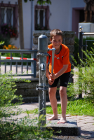 Playground pump for suction from a cistern