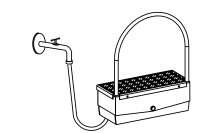 Wipp-Saug-Pumpe zum Anschlu&amp;#223; an Druckleitung
