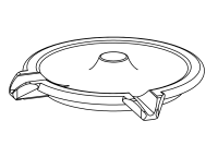 Runde Wasserschale, 2 &amp;#214;ffnungen