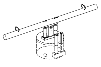 Pumpenwippe f&amp;#252;r Wasserwald mit Ventilsystem, Verteilerstation 2-fach