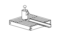 AQuadrat&amp;#174; with straight gutter and Mushroom Spring
