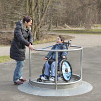 Small Wheelchair Carousel