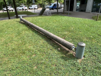 Rotating Beam with galvanised steel posts