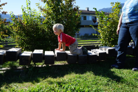 Balance blocks, steel end frames
