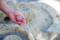 Small Sandstone marble run Samuba incl. 1 bag of gals as initial equipment