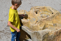 Small Sandstone marble run Samuba incl. 1 bag of gals as initial equipment