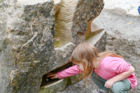 Big Sandstone marble run Samuba incl. 1 bag of gals as initial equipment