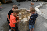Big Sandstone marble run Samuba incl. 1 bag of gals as initial equipment