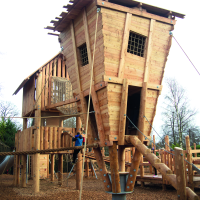 Topsy-Turvy Tree House