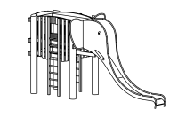 Elephant with Trunk Slide