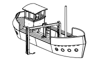 Metallschiff &amp;quot;Sand&amp;quot;