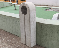 Phones in concrete, 1 pair