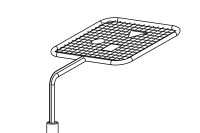 Schattenzeichen, quadratisch