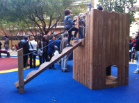 Square tower, floor height 150 cm