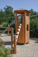 F&amp;#252;nfeckturm mit Dach, Bodenh&amp;#246;he 200 cm