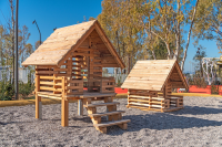 Small Timber House on Stilts, height 200 cm