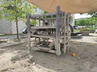 Cantiere idrico con pompa (5.17510) e ruota del mulino