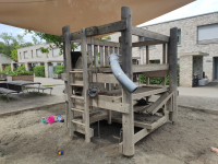 Cantiere idrico con pompa (5.17510) e ruota del mulino