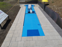 Mini golf course 8 Salto with shut-off angle