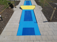 Minigolfbahn 10 Mittelkreis
